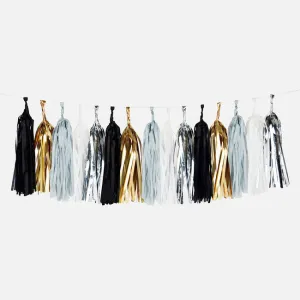 20 tassel decorativi - gold & silver