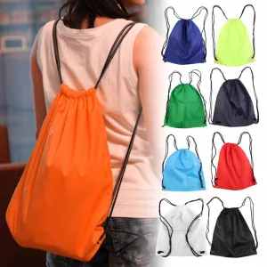 2017 New Premium School Drawstring Duffle Bag Sport Gym Swim Dance Shoe Backpack