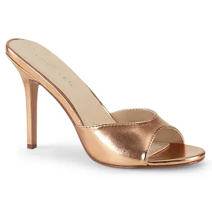 4 Inch Heel CLASSIQUE-01 Rose Gold Metallic