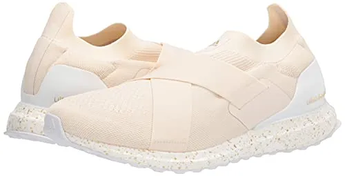 adidas Women's Ultraboost 5.0 DNA Running Shoe, Wonder White/Gold Metallic/White, 9