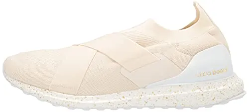 adidas Women's Ultraboost 5.0 DNA Running Shoe, Wonder White/Gold Metallic/White, 9