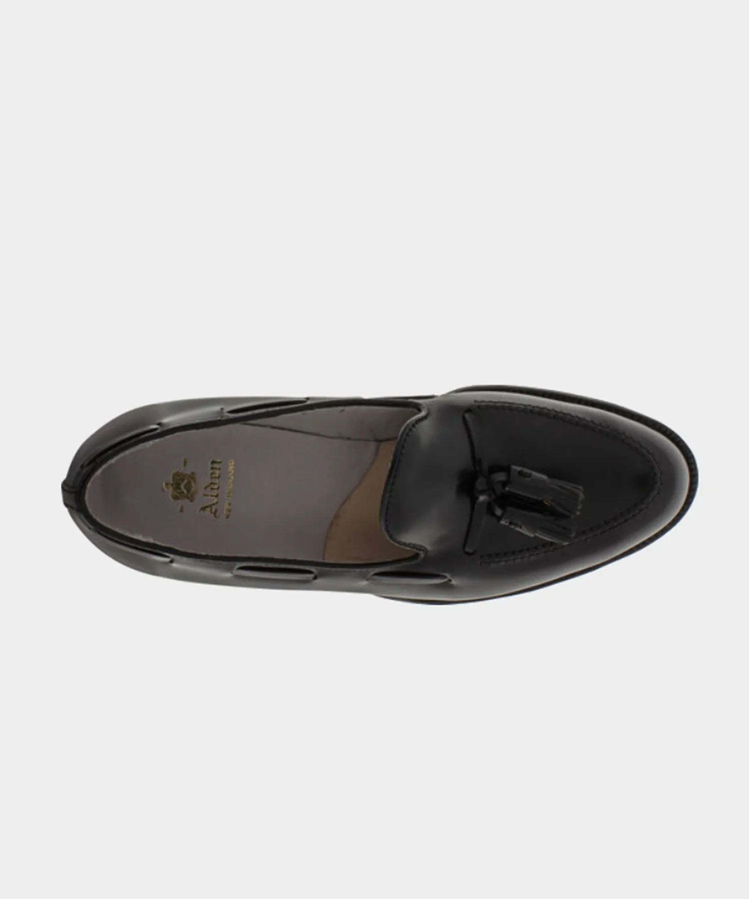 Alden Cordovan Tassel Loafer in Black