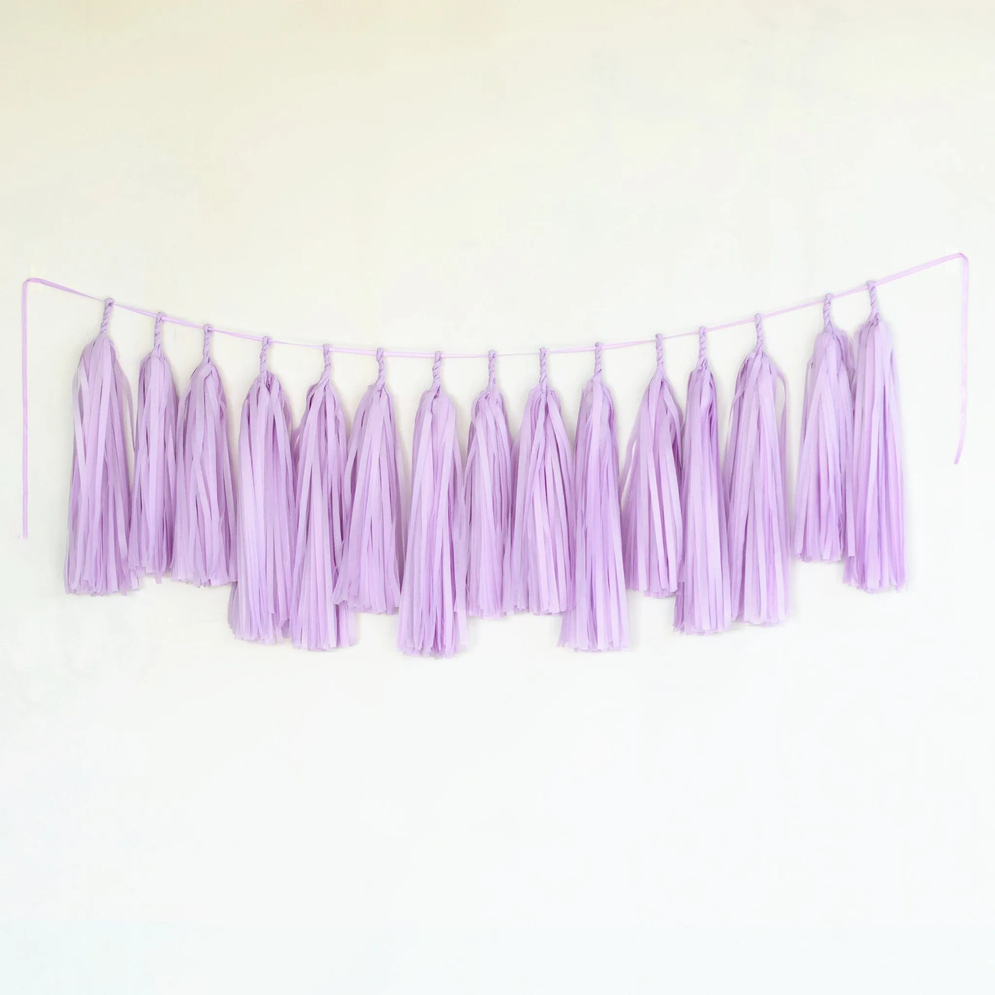 All lilac tassel garland - various lengths