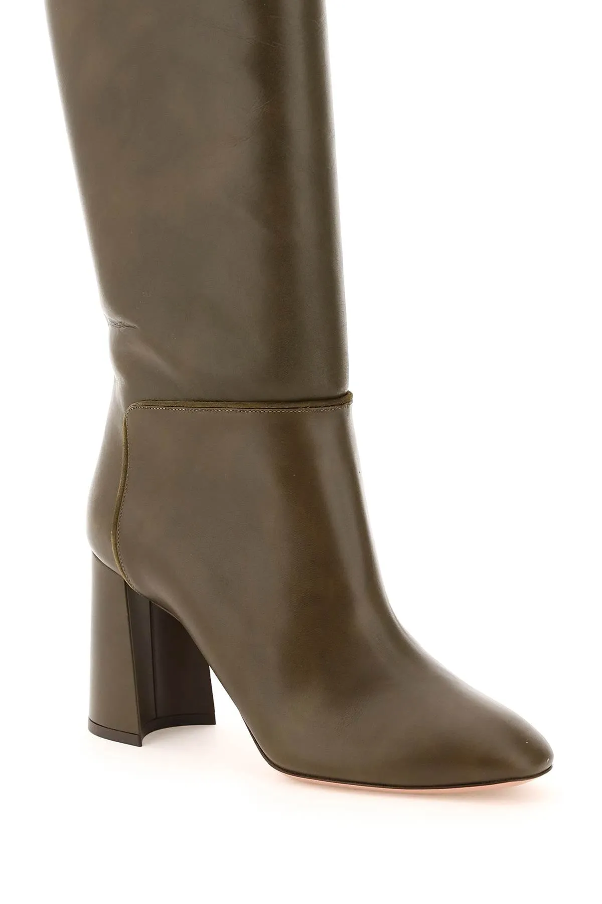 Aquazzura Block-Heel Knee-High Boots