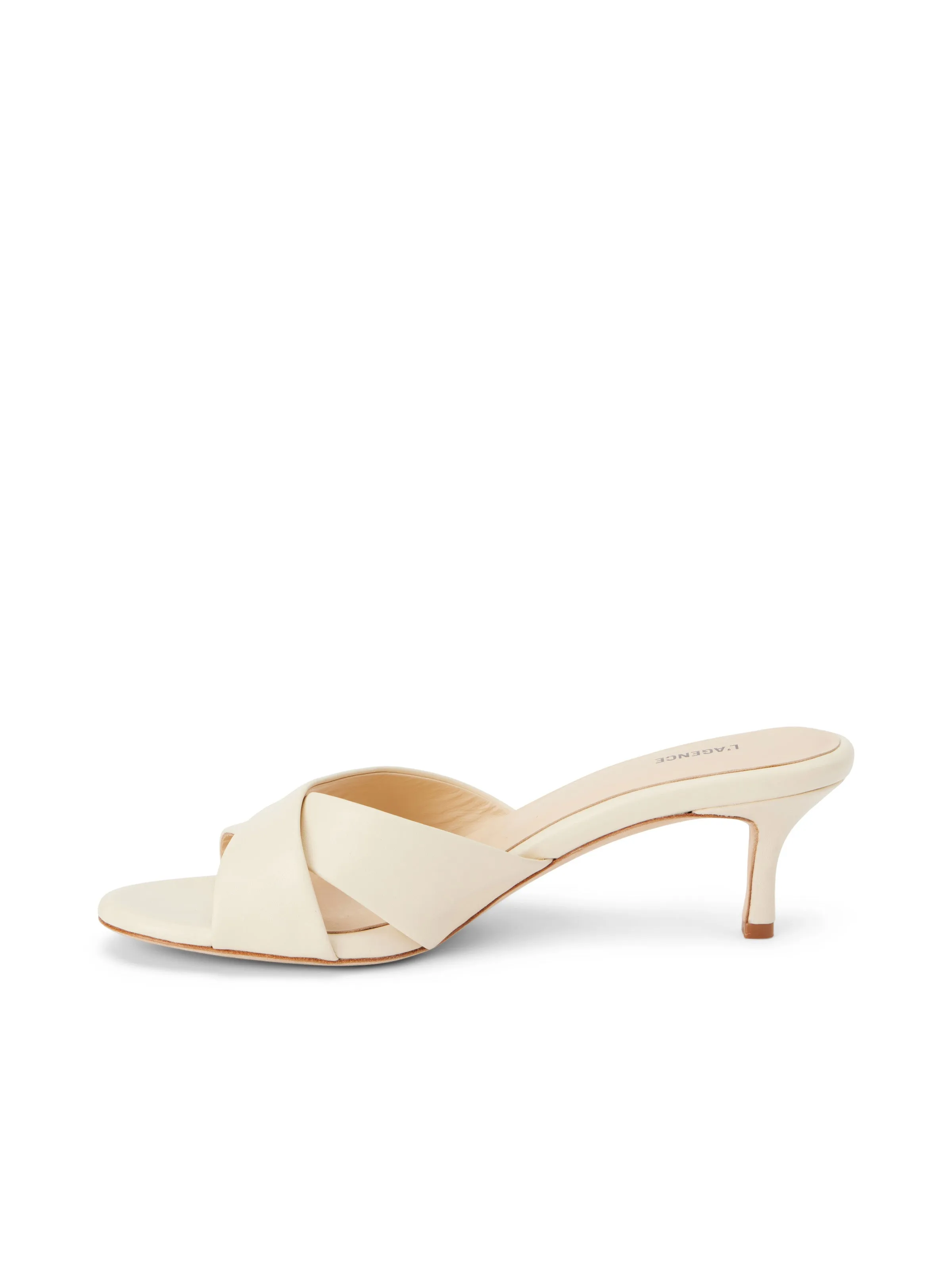 Aveline Kitten-Heel Sandal