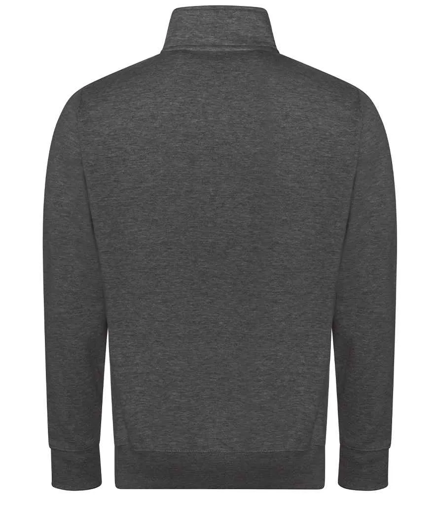 AWDis Campus Full Zip Sweatshirt | Charcoal