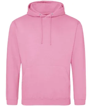 AWDis College Hoodie | Candyfloss Pink