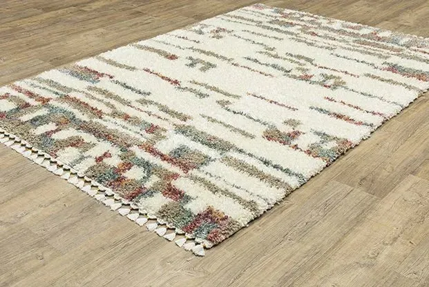 Axis AX06A Ivory/Multi Rug