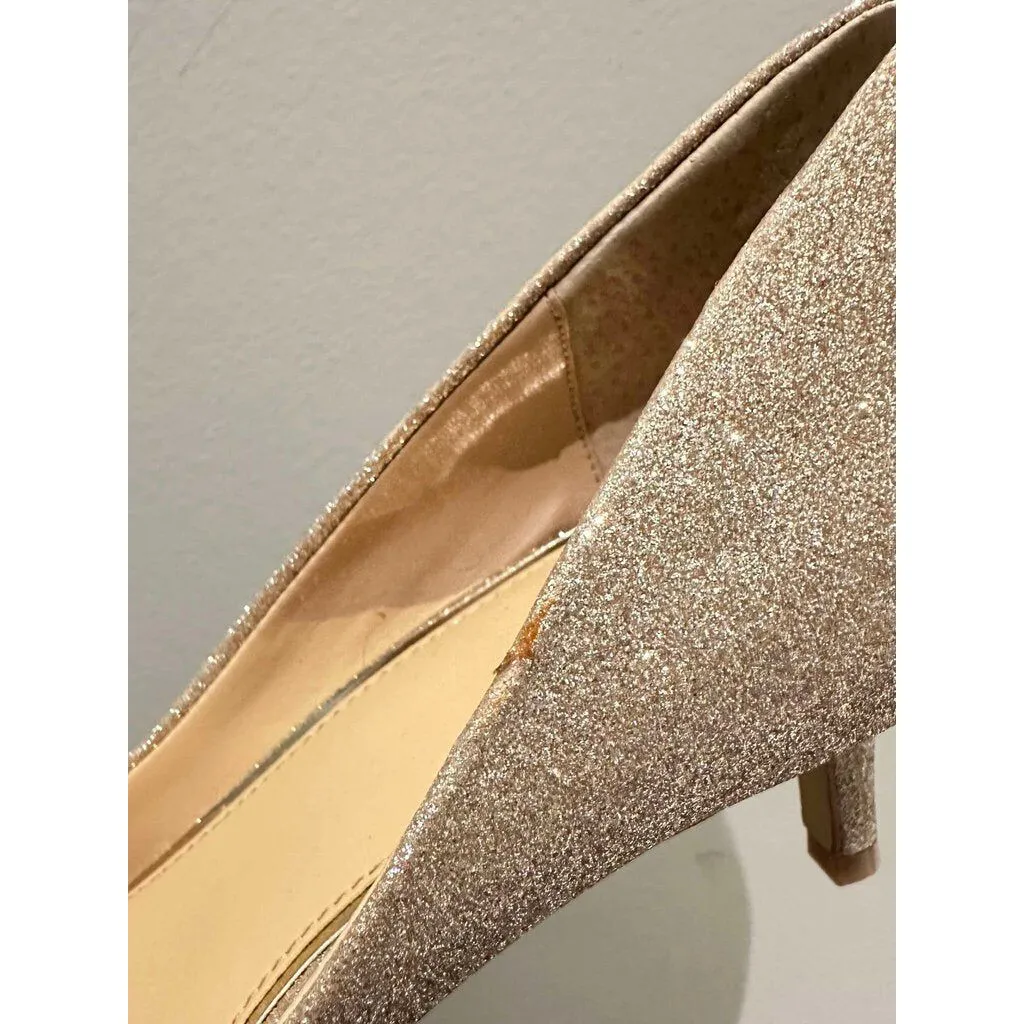 Badgley Mischka Frenchie Pointed Toe Kitten Heels - Size 9.5