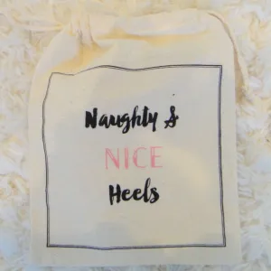 Barre Sock Bag - Naughty & Nice Heels