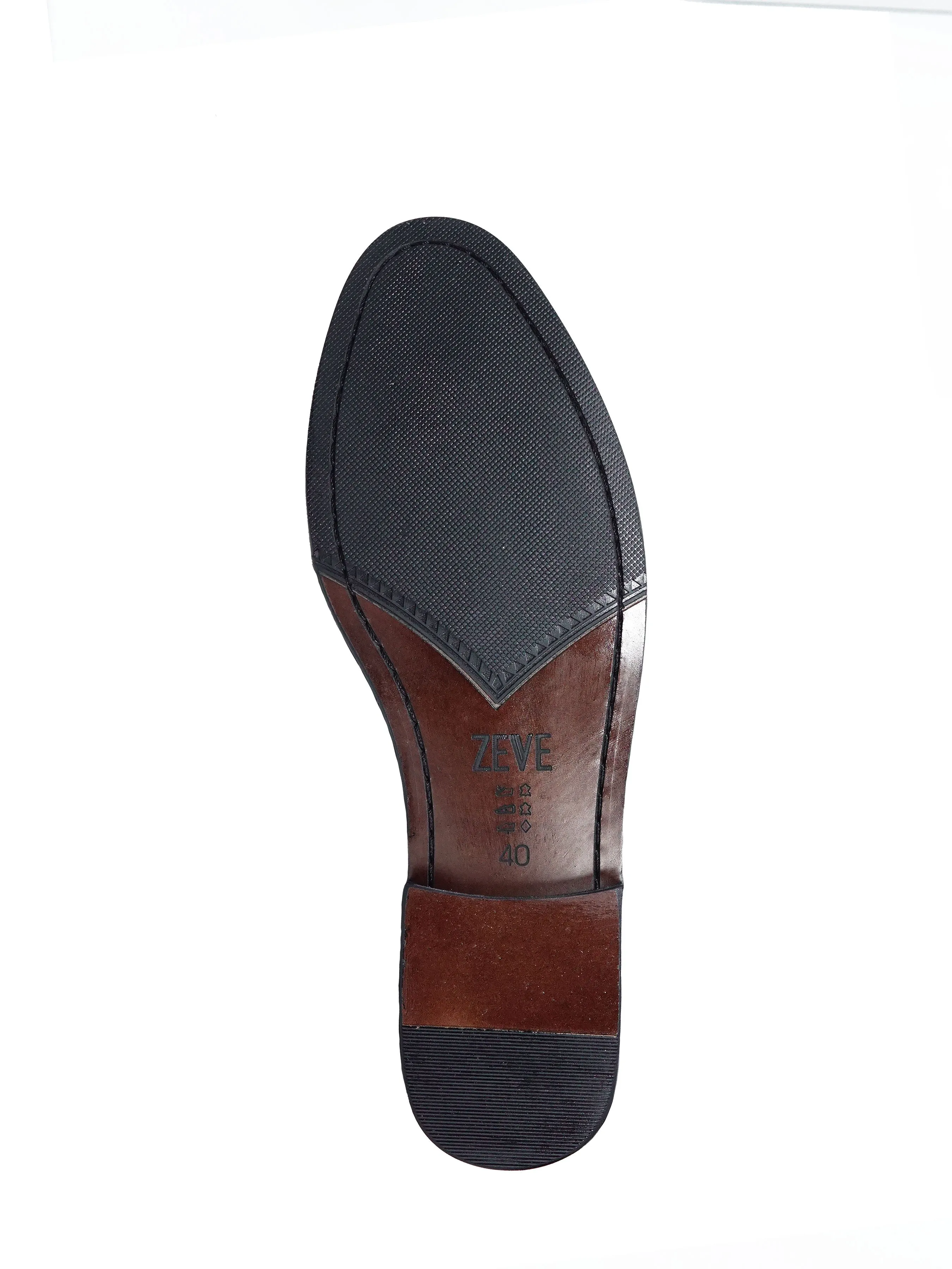 Belgian Loafer With Tassel - Black Pebble Grain Leather