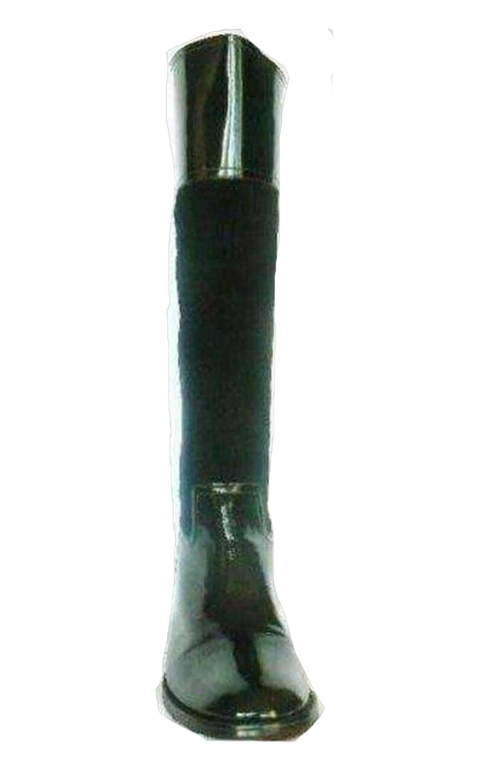 Black Leather Knee High Lorraine Boots