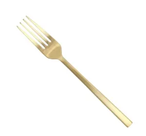 Brushed Gold Dinner Fork (packs of 10)