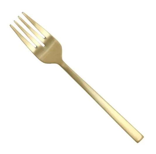 Brushed Gold Salad Fork (packs of 10)