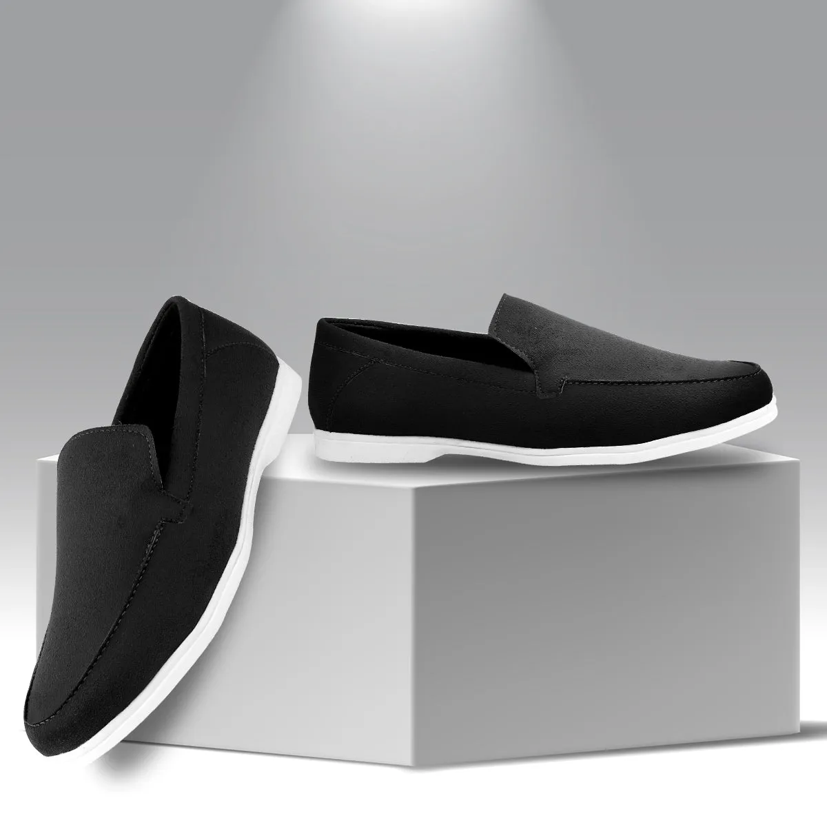 Bxxy's Luxury Vegan Suede Slip-on Loafers for Men