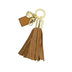 Cappuccino Tassel Keychain