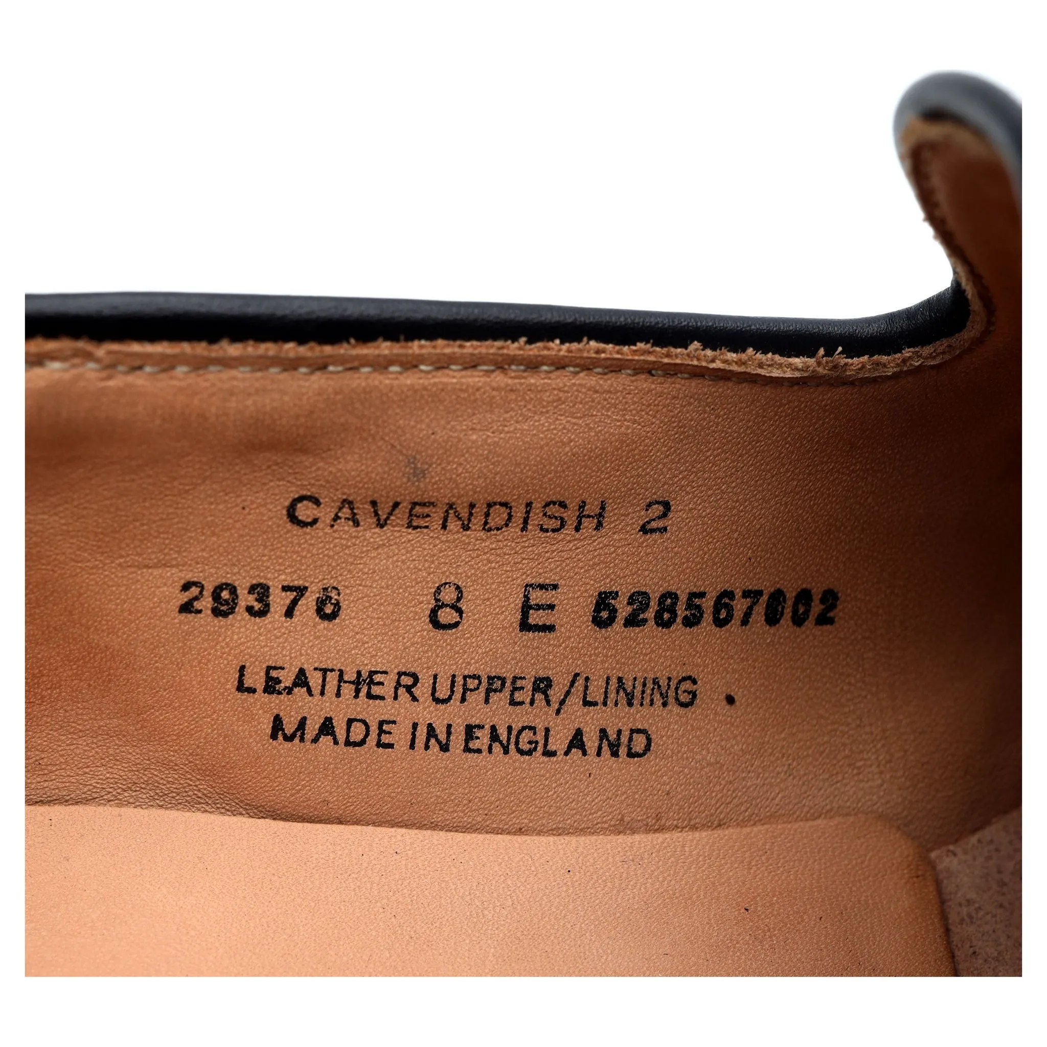 'Cavendish 2' Black Leather Tassel Loafers UK 8 E