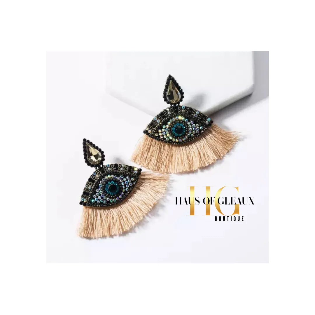 Centered Tassel Earrings