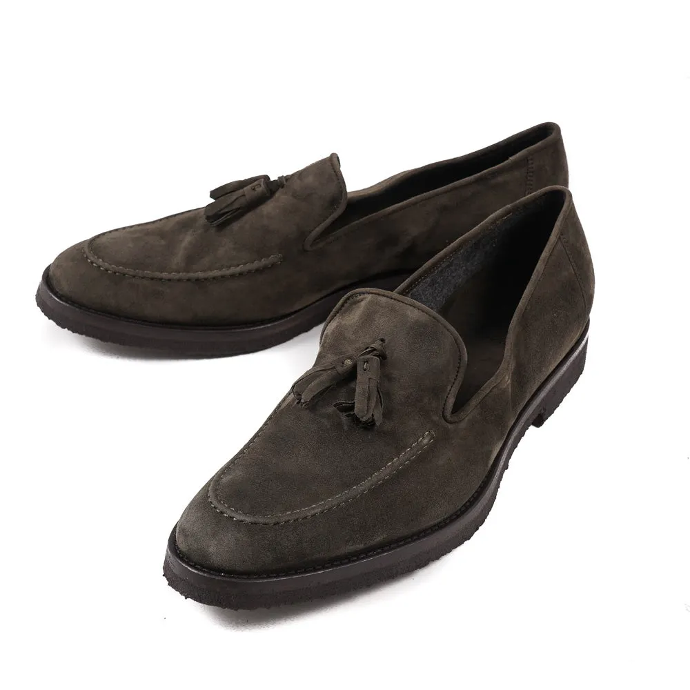 Cesare Attolini Cashmere Calf Tassel Loafer