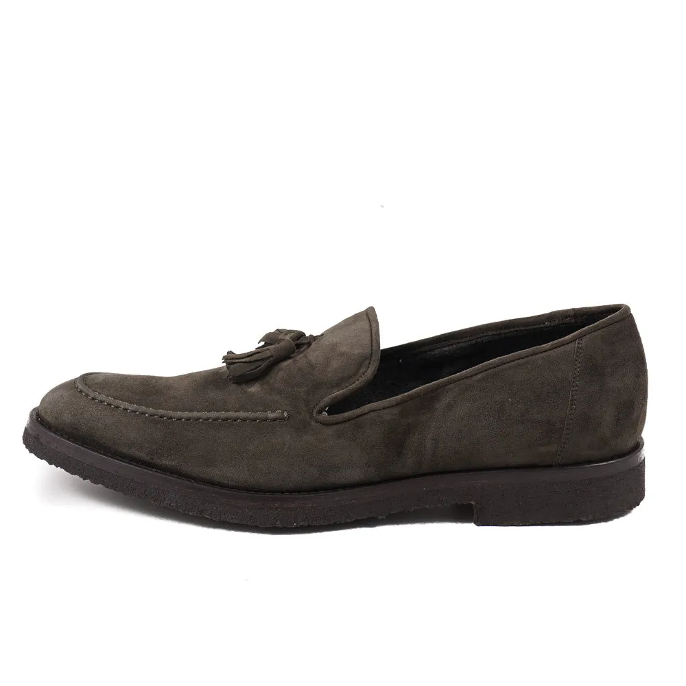 Cesare Attolini Cashmere Calf Tassel Loafer