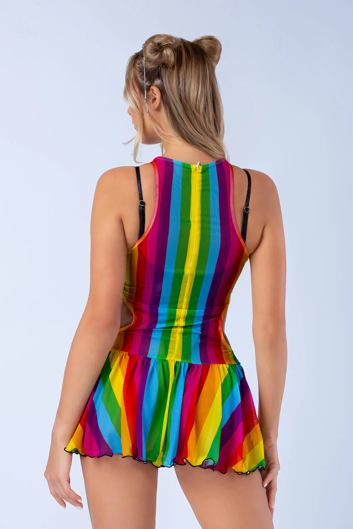 Circus Freak Cutout Mesh Dress   Undersuit