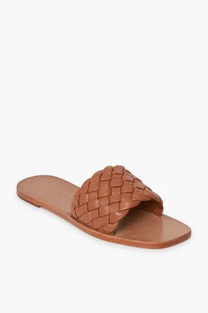 Cognac Nappa Lorainne Sandals