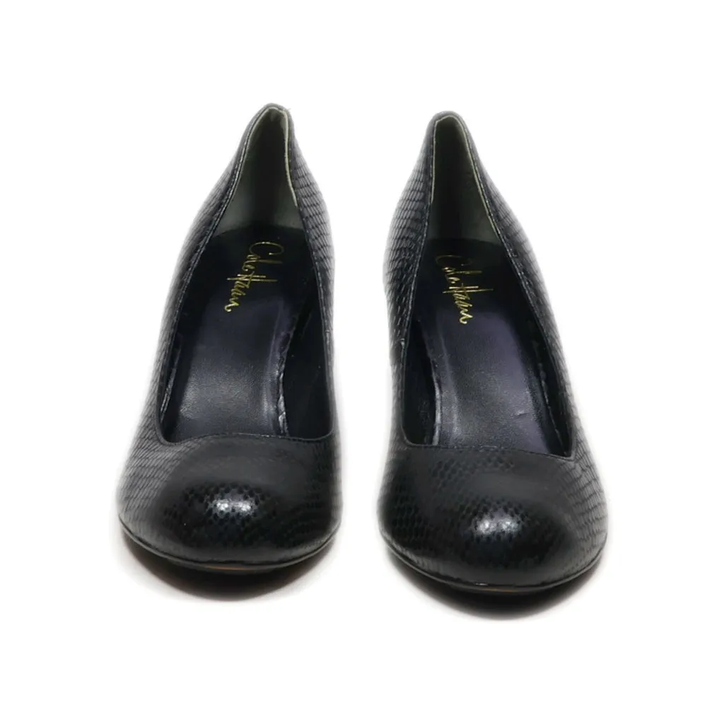 Cole Haan Nike Air Kitten Heels Leather Black Colour For Women