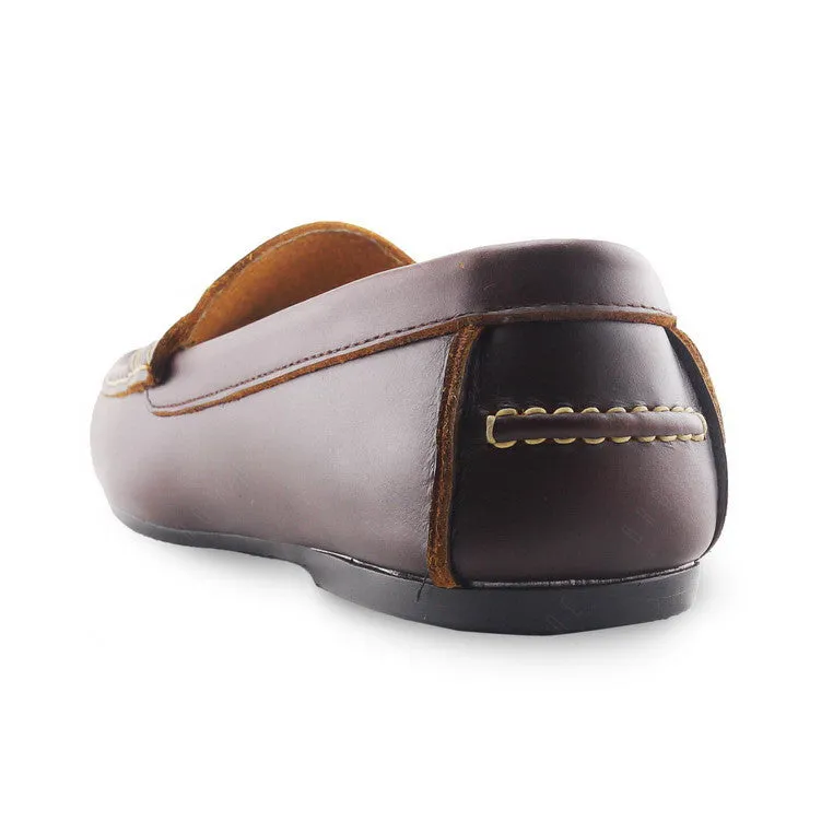 Comfy Tassel Loafer Classy Oil Tanned Brandy Brown