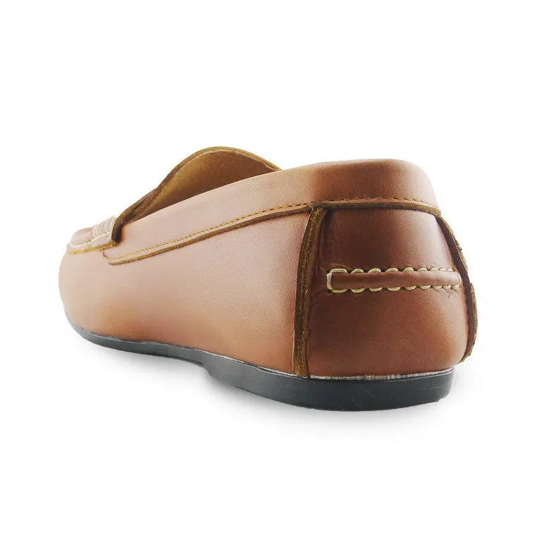 Comfy Tassel Loafer Classy Oil Tanned Toffee Tan