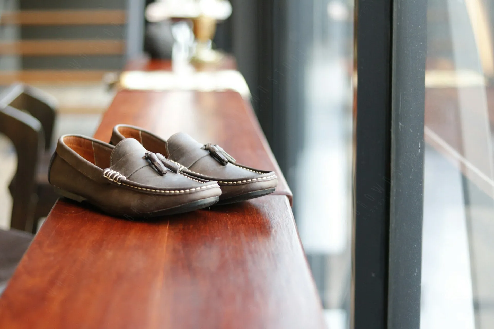 Comfy Tassel Loafer Dark Natural Nubuck