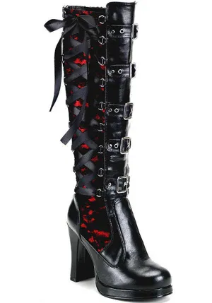 CRYPTO-106 [Black/Red] | BOOTS [PREORDER]