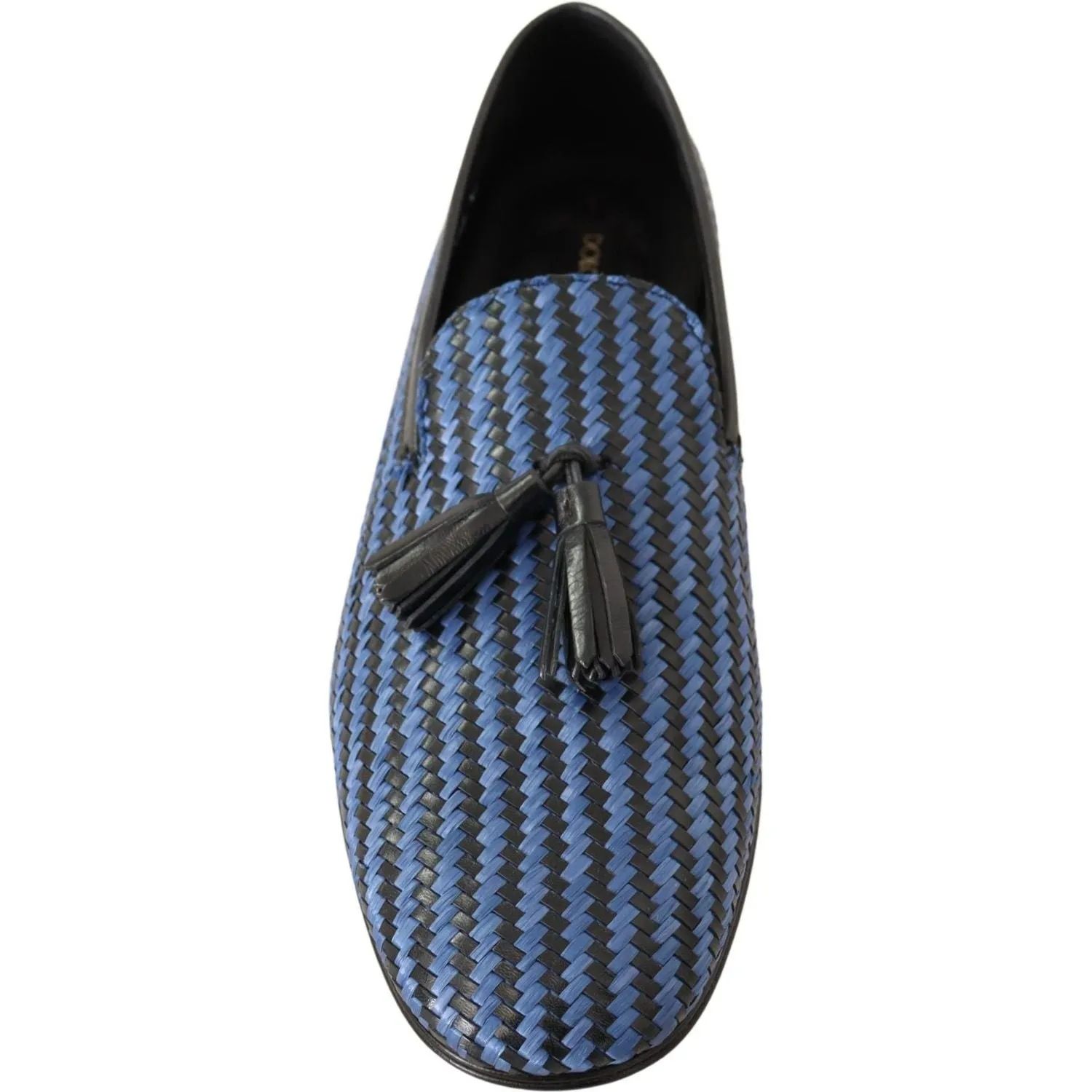 Dolce & Gabbana Elegant Woven Leather Loafers