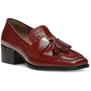 Donald J. Pliner Womens AVICI Patent Leather Tassel Loafers