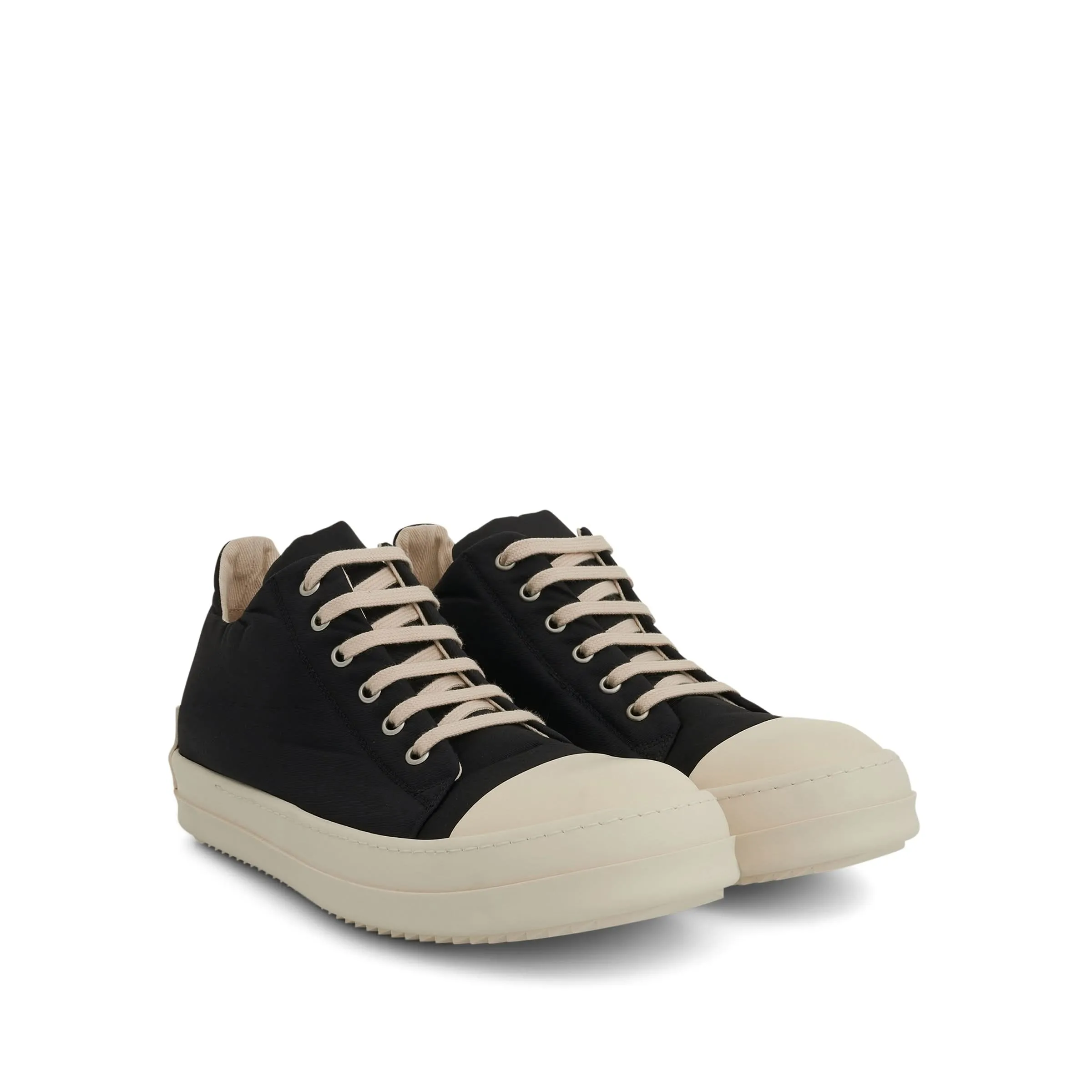 DRKSHDW Ramones Low Woven Sneaker in Black/Milk