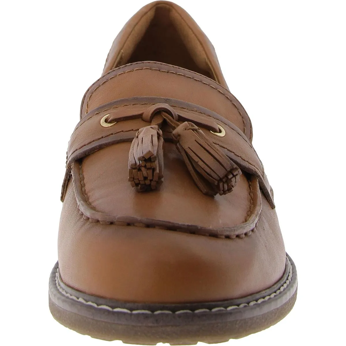 Easy Spirit Womens Janelle Leather Tassel Loafers