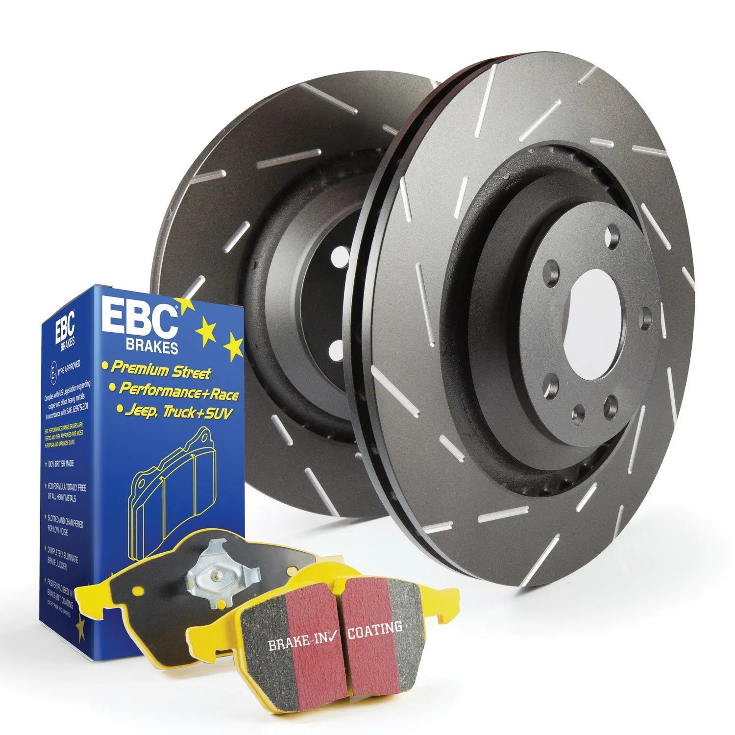 EBC Brakes S9KF1771 S9 Kits Yellowstuff and USR Rotors