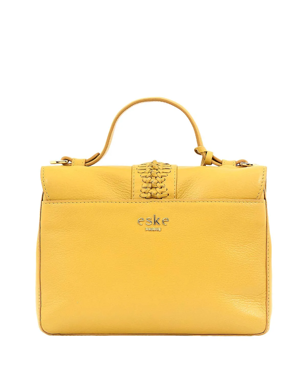 eske Paris Anika Leather Stylish Handbag Sling Bag For women, Latest Collection, Latest Collection Yellow Vanilla