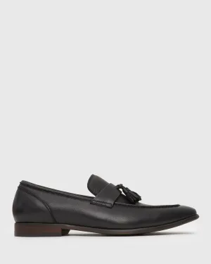 EZRA Leather Tassel Loafers