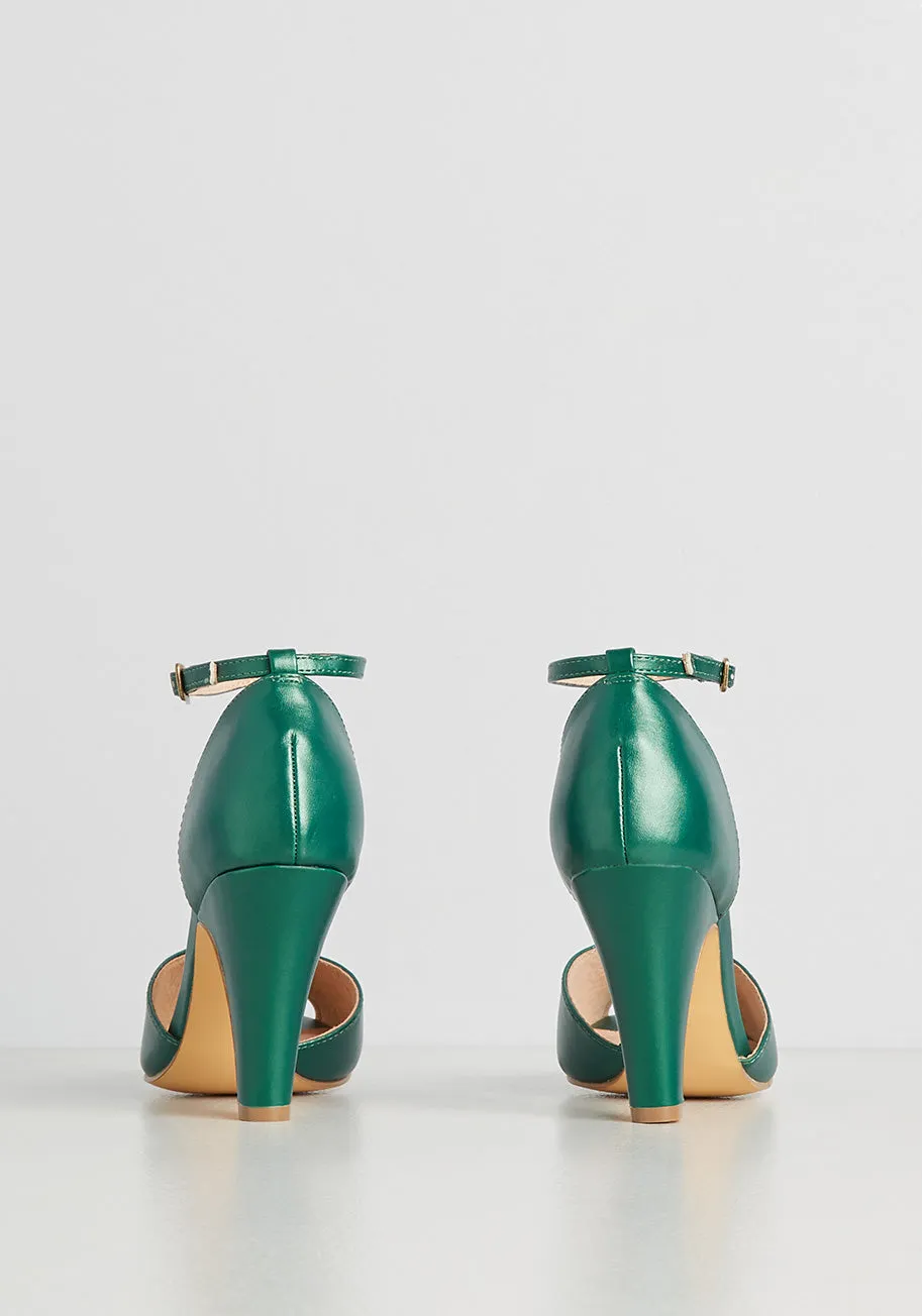 Fine Dining Peep Toe Heel