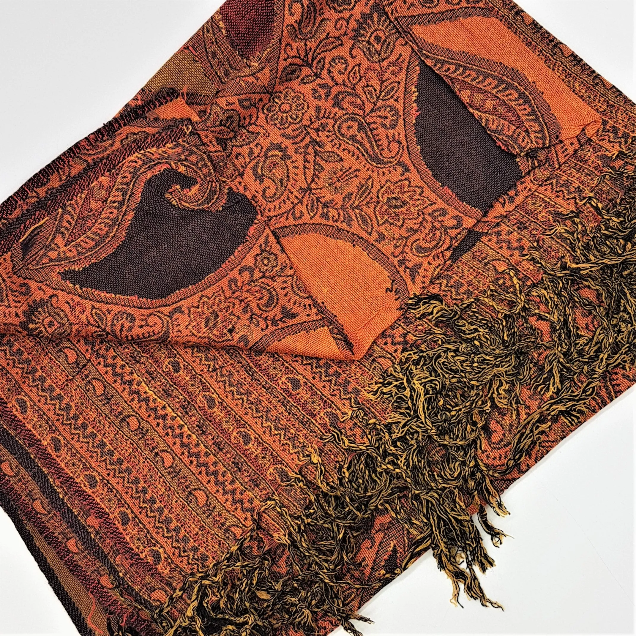 Fine Woven Pashmina Shawls - Choice of Colours & Designs