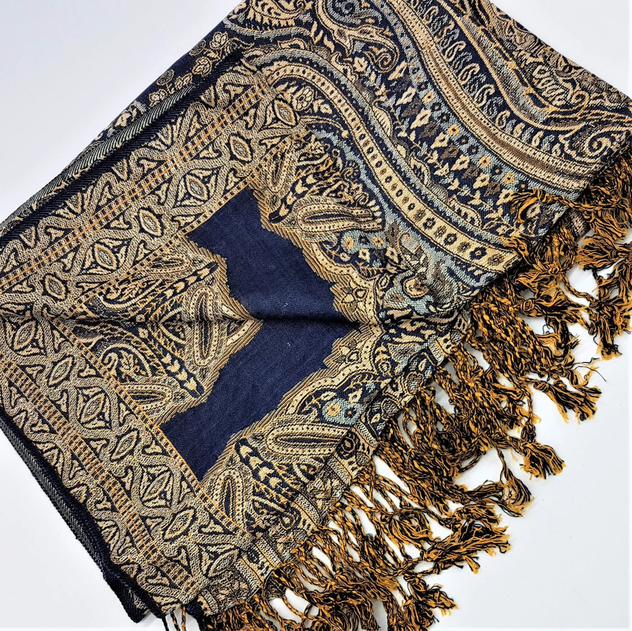 Fine Woven Pashmina Shawls - Choice of Colours & Designs