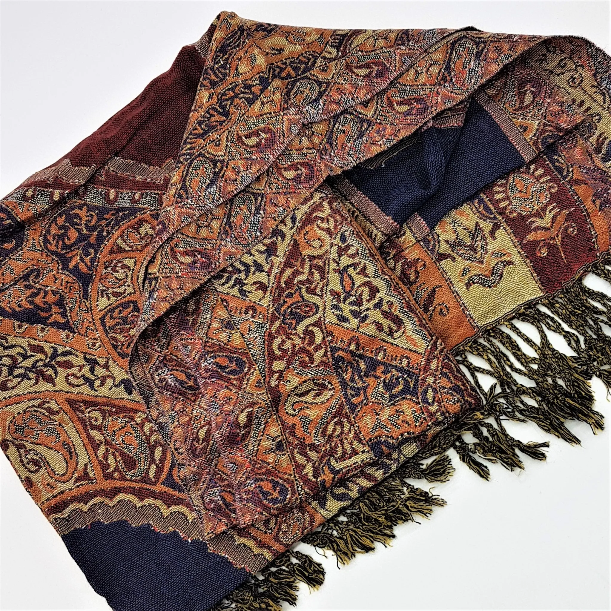 Fine Woven Pashmina Shawls - Choice of Colours & Designs