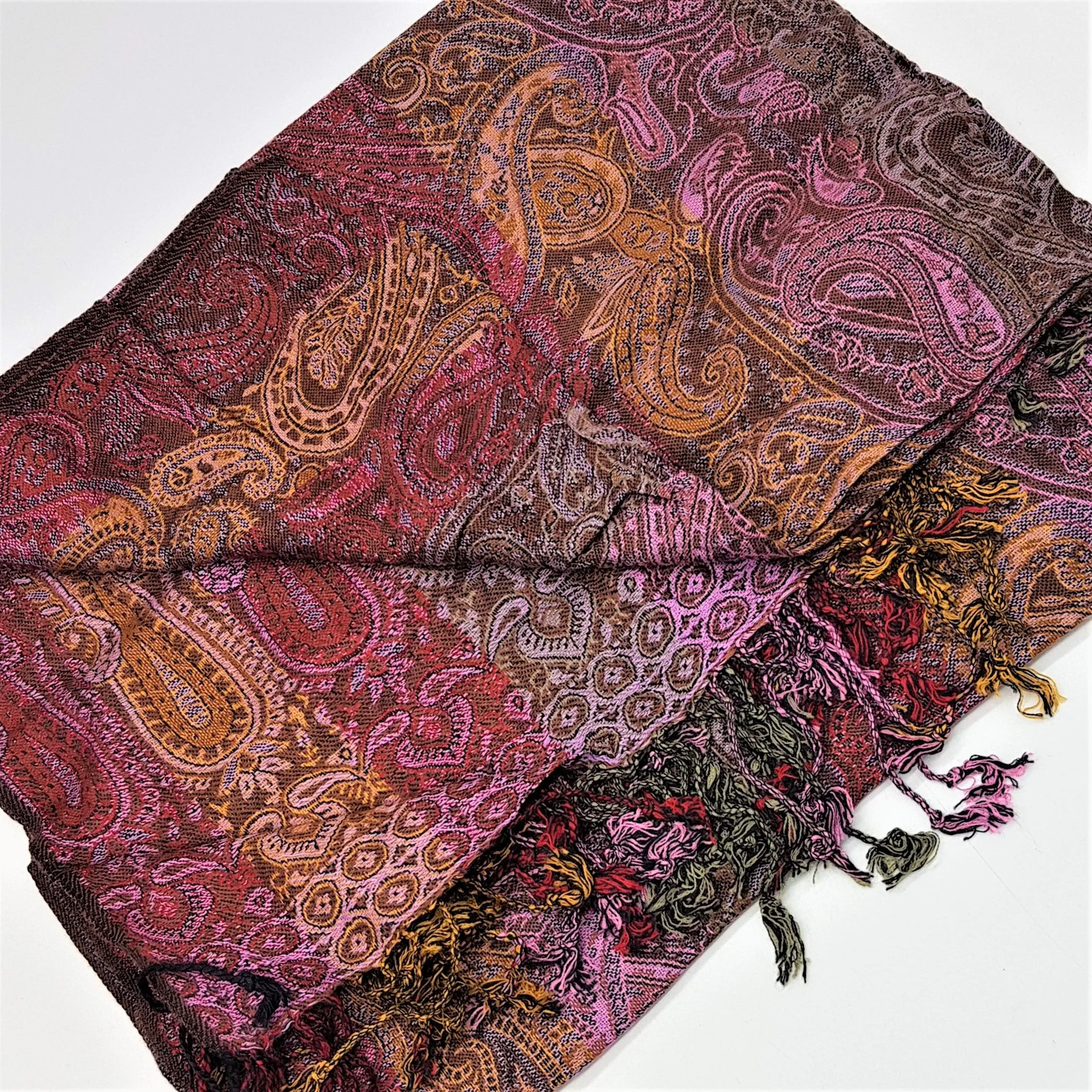 Fine Woven Pashmina Shawls - Choice of Colours & Designs