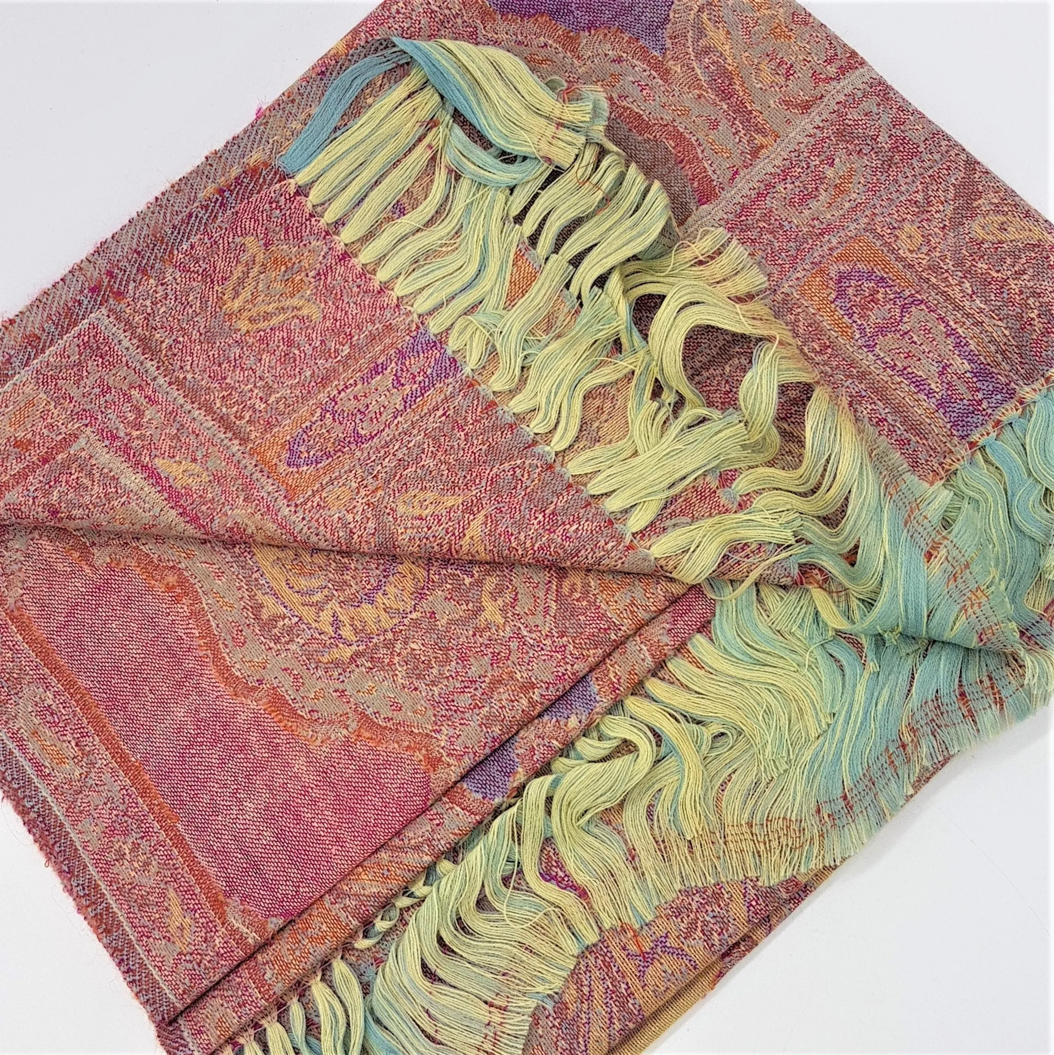 Fine Woven Pashmina Shawls - Choice of Colours & Designs