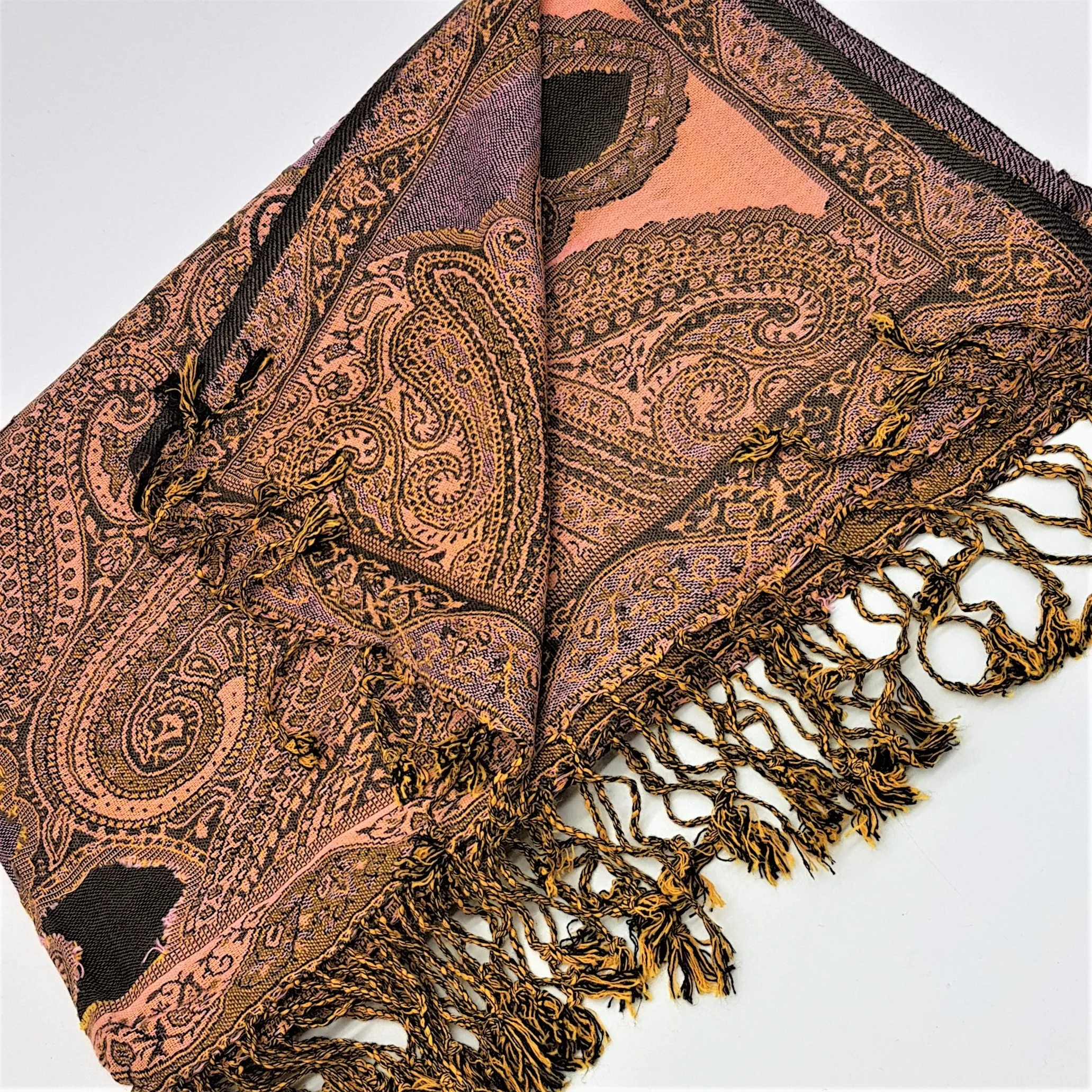 Fine Woven Pashmina Shawls - Choice of Colours & Designs