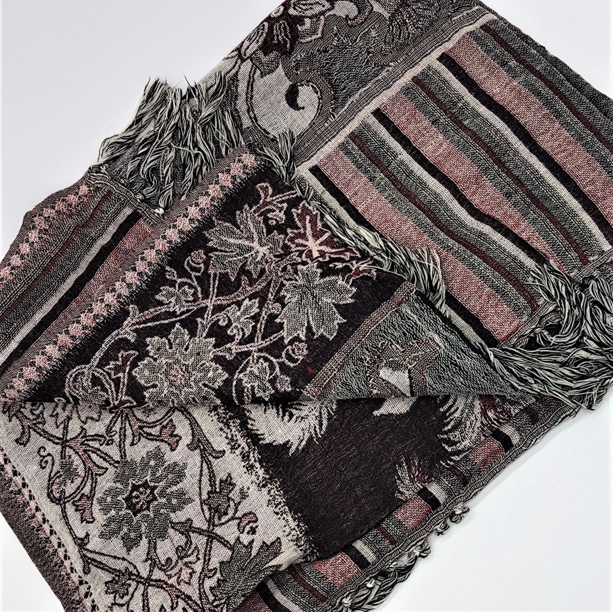 Fine Woven Pashmina Shawls - Choice of Colours & Designs