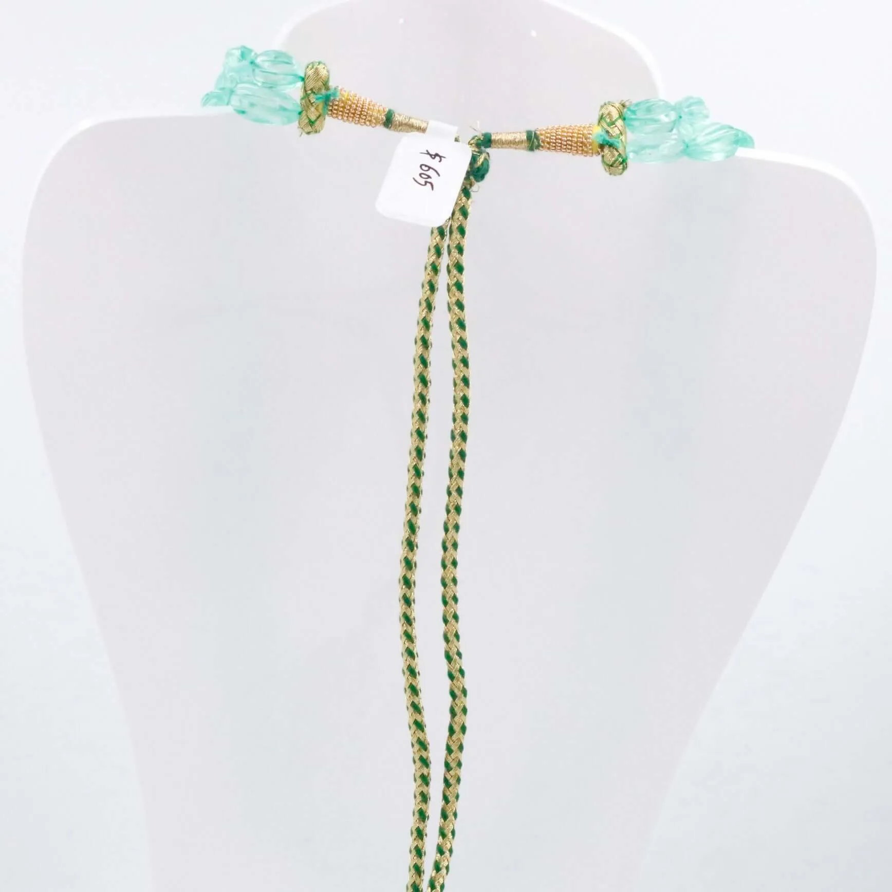 Green Quartz Necklace Beaded Necklace Gemstone Necklace Long Necklace Quartz Necklace Green Necklace SKU 6143299