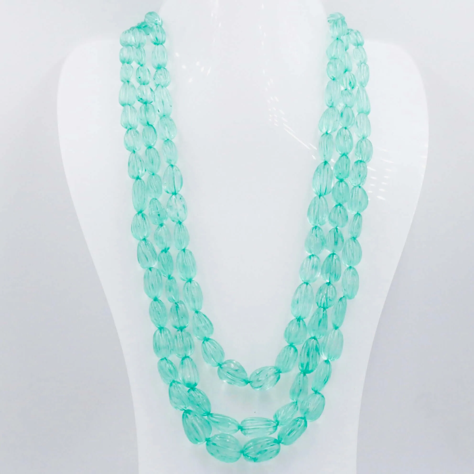 Green Quartz Necklace Beaded Necklace Gemstone Necklace Long Necklace Quartz Necklace Green Necklace SKU 6143299