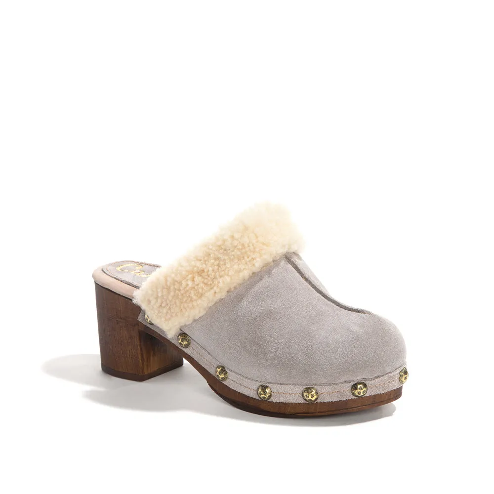 Greta | Stone Suede