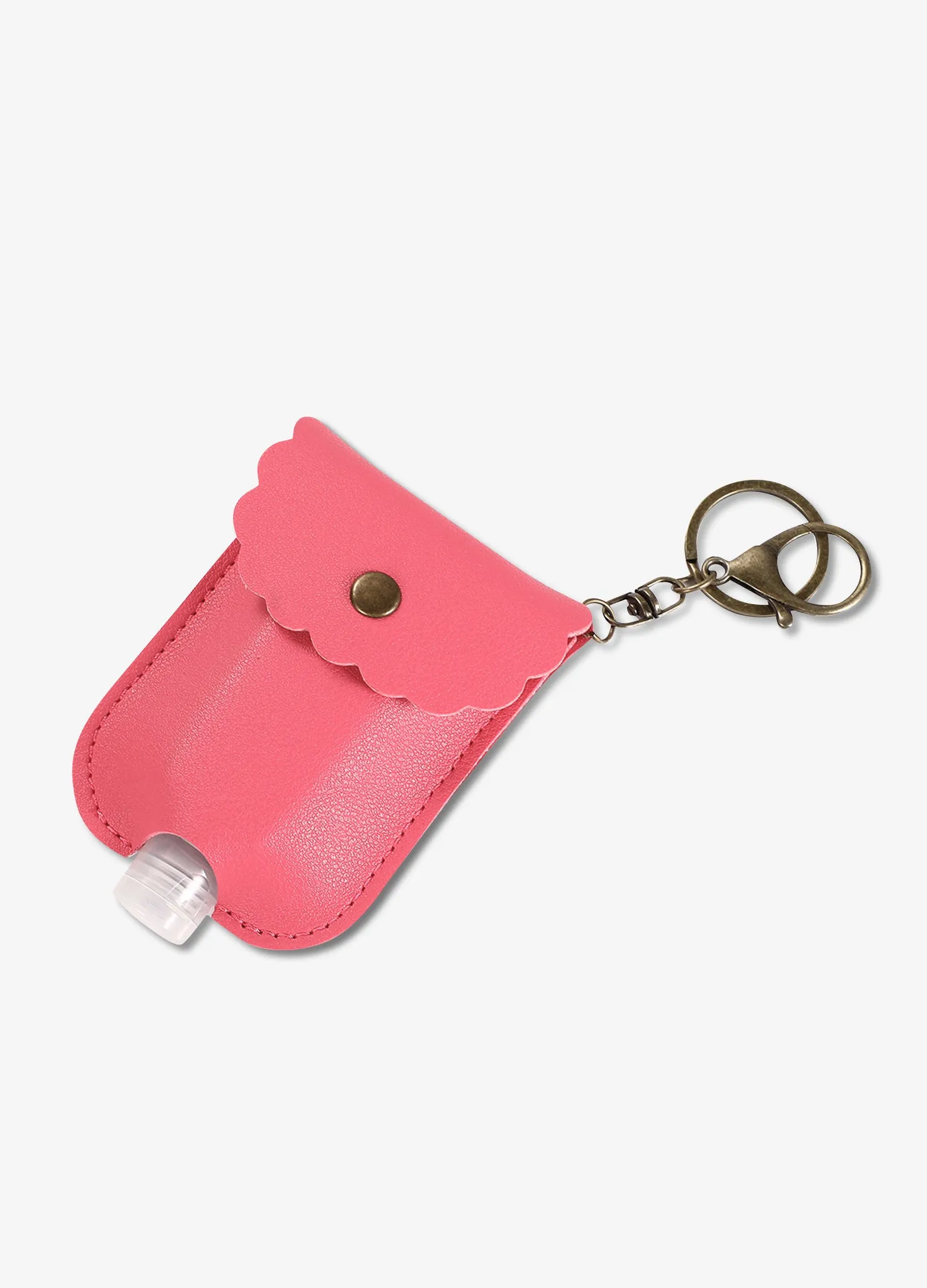 Hand Sanitizer Pocket Keychain in Pink